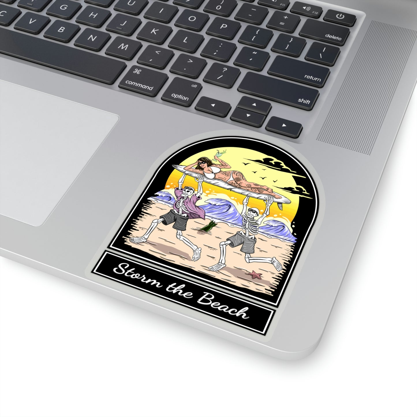Storm the Beach Sticker