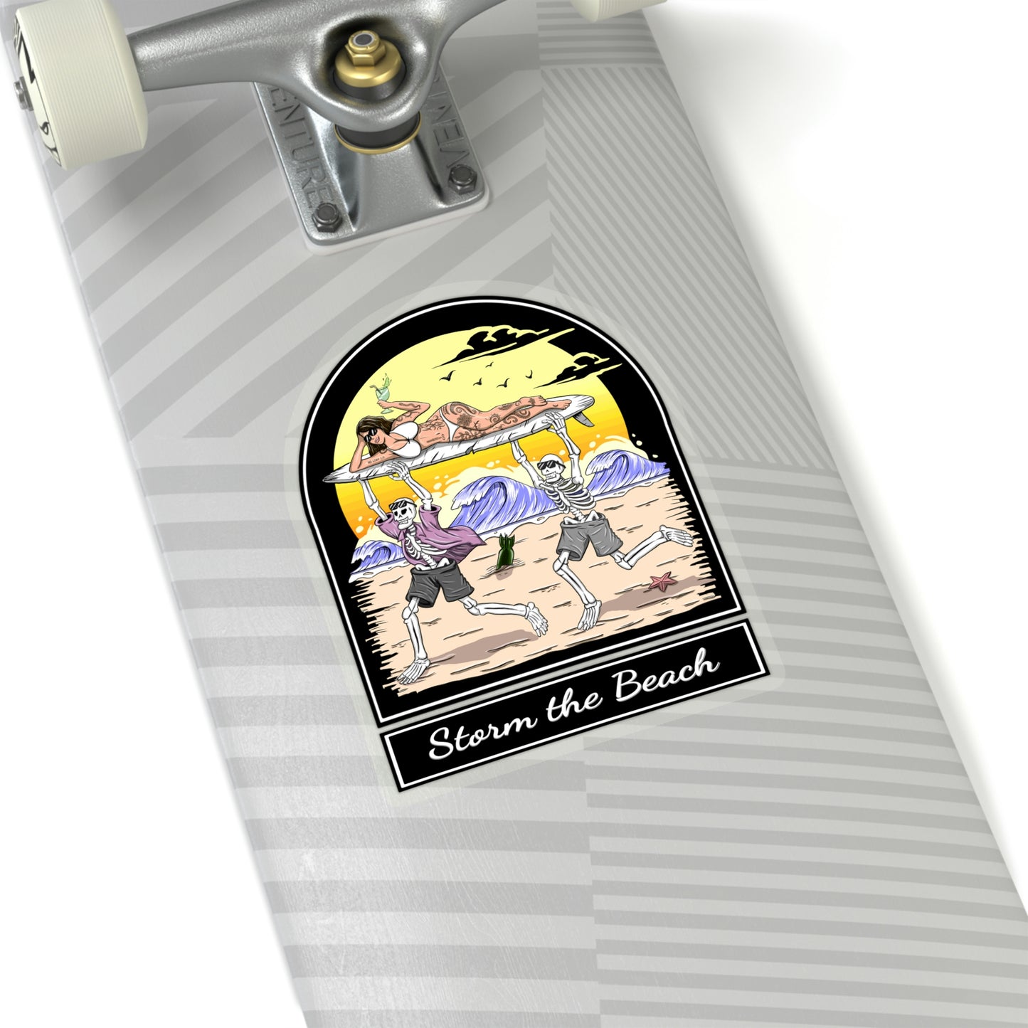 Storm the Beach Sticker